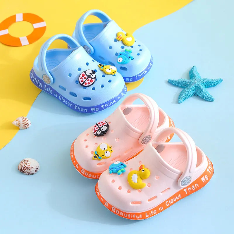 Summer Splash Baby Clogs Sockie